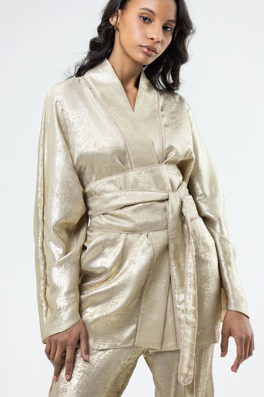 Golden Liquid Kimono (Belt)