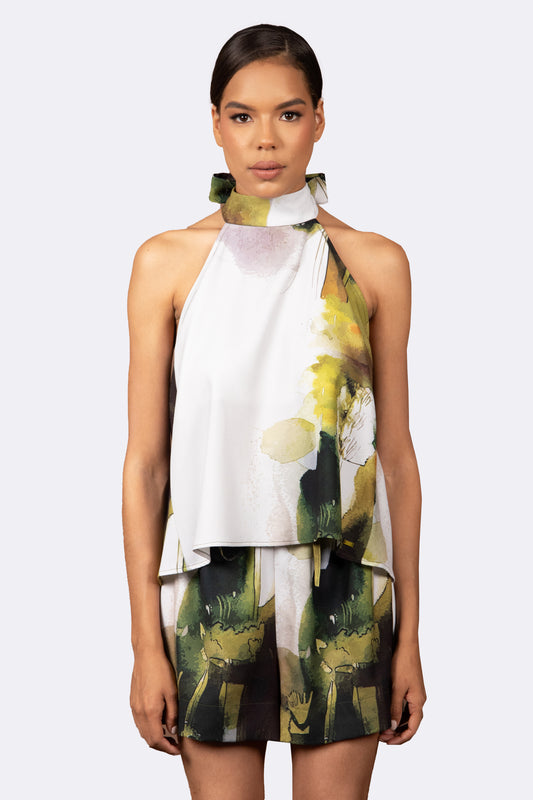 Green Oviedo Set - Short & Ulla Top