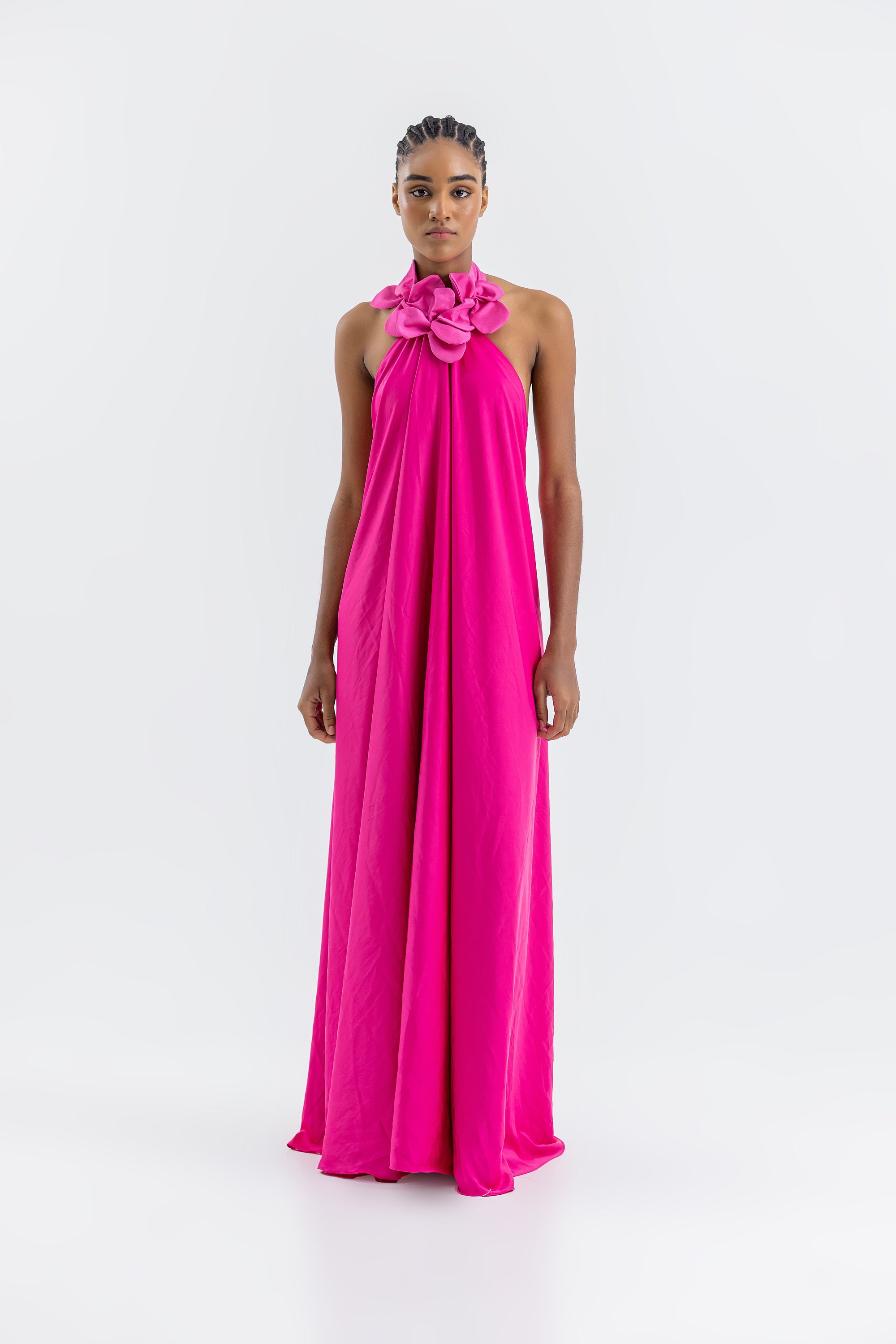 Califé Dress - Fuschia