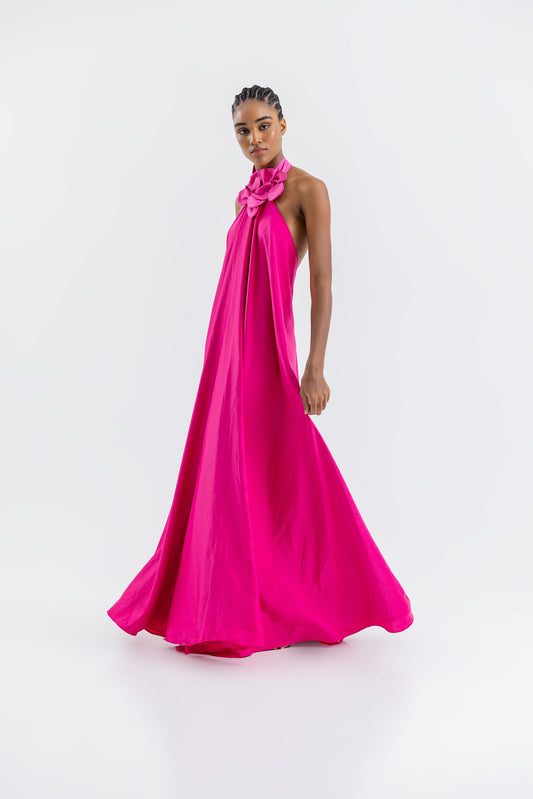 Califé Dress - Fuschia