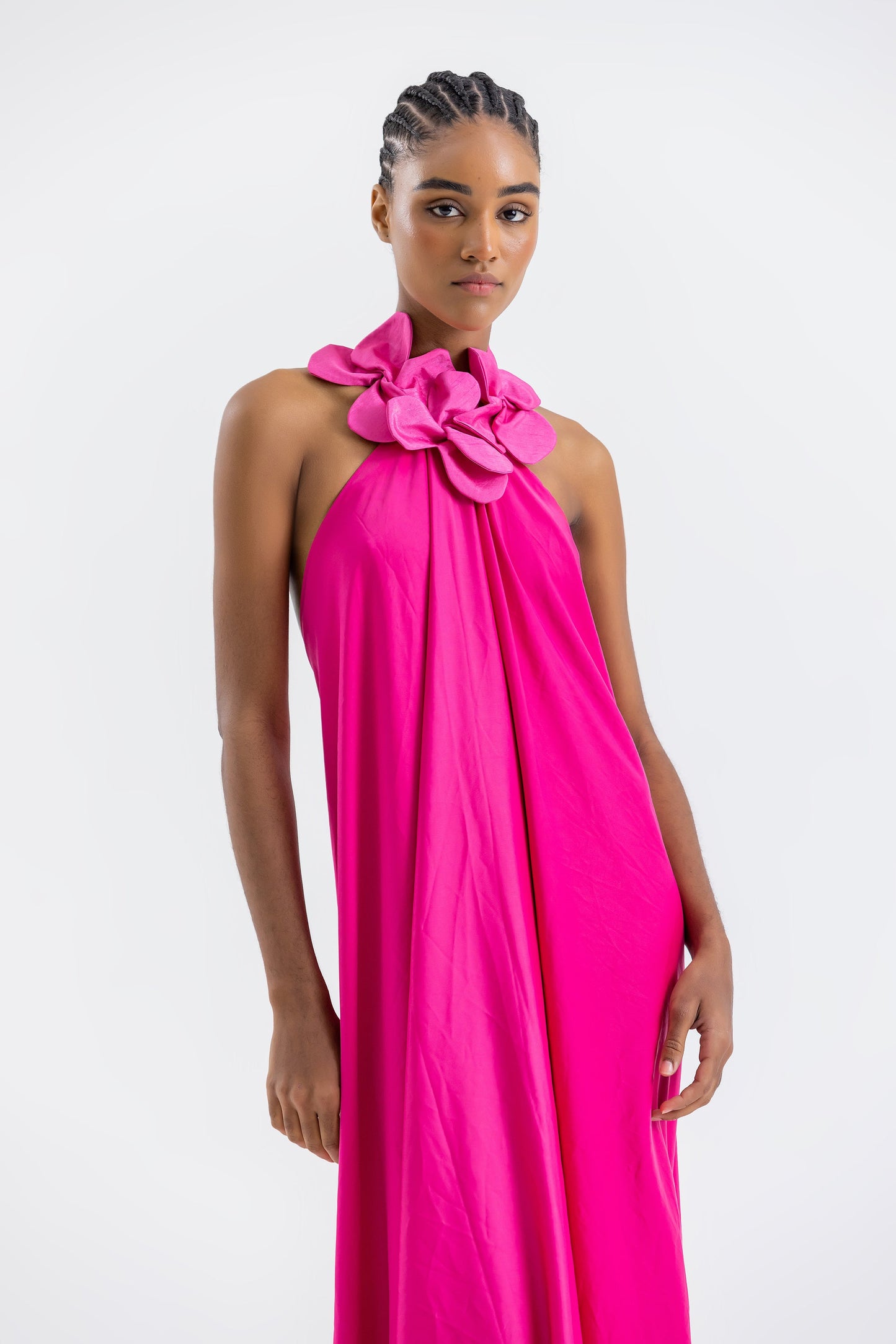 Califé Dress - Fuschia