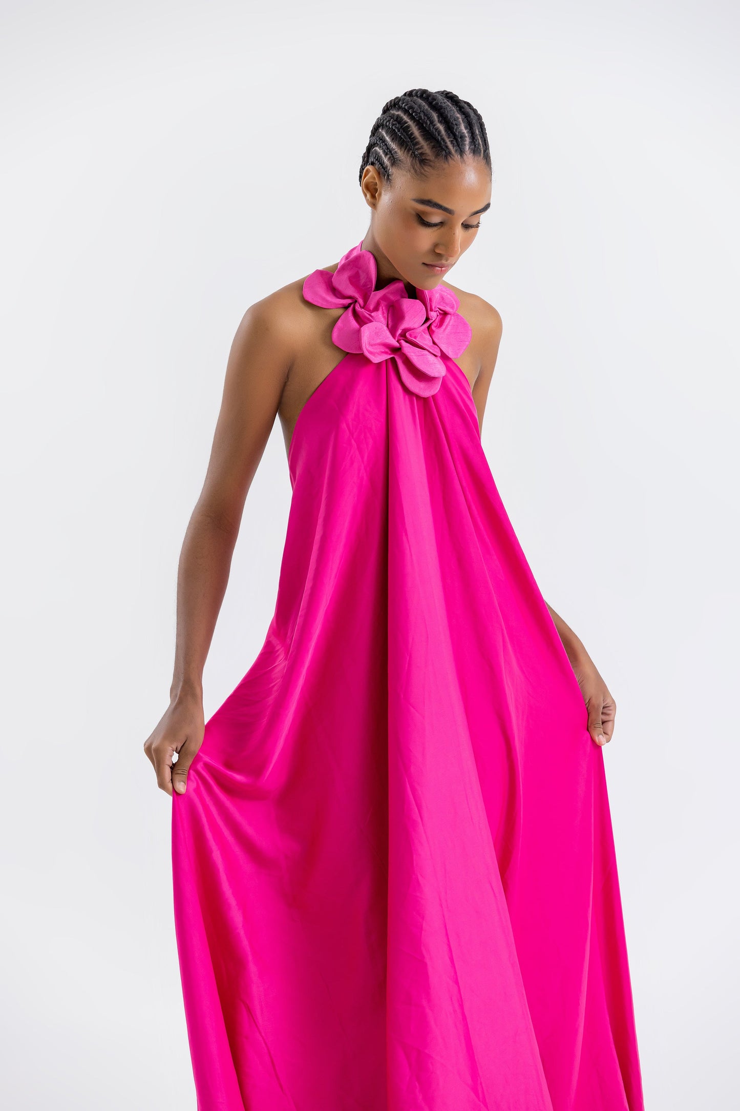 Califé Dress - Fuschia