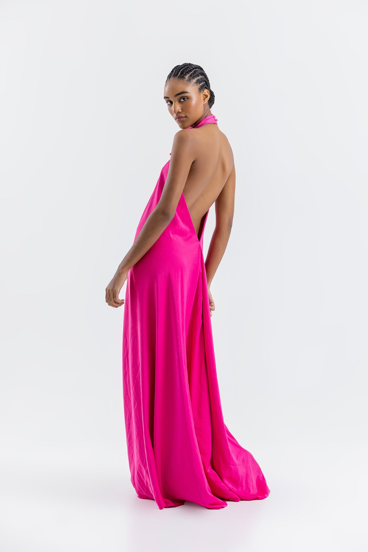 Califé Dress - Fuschia