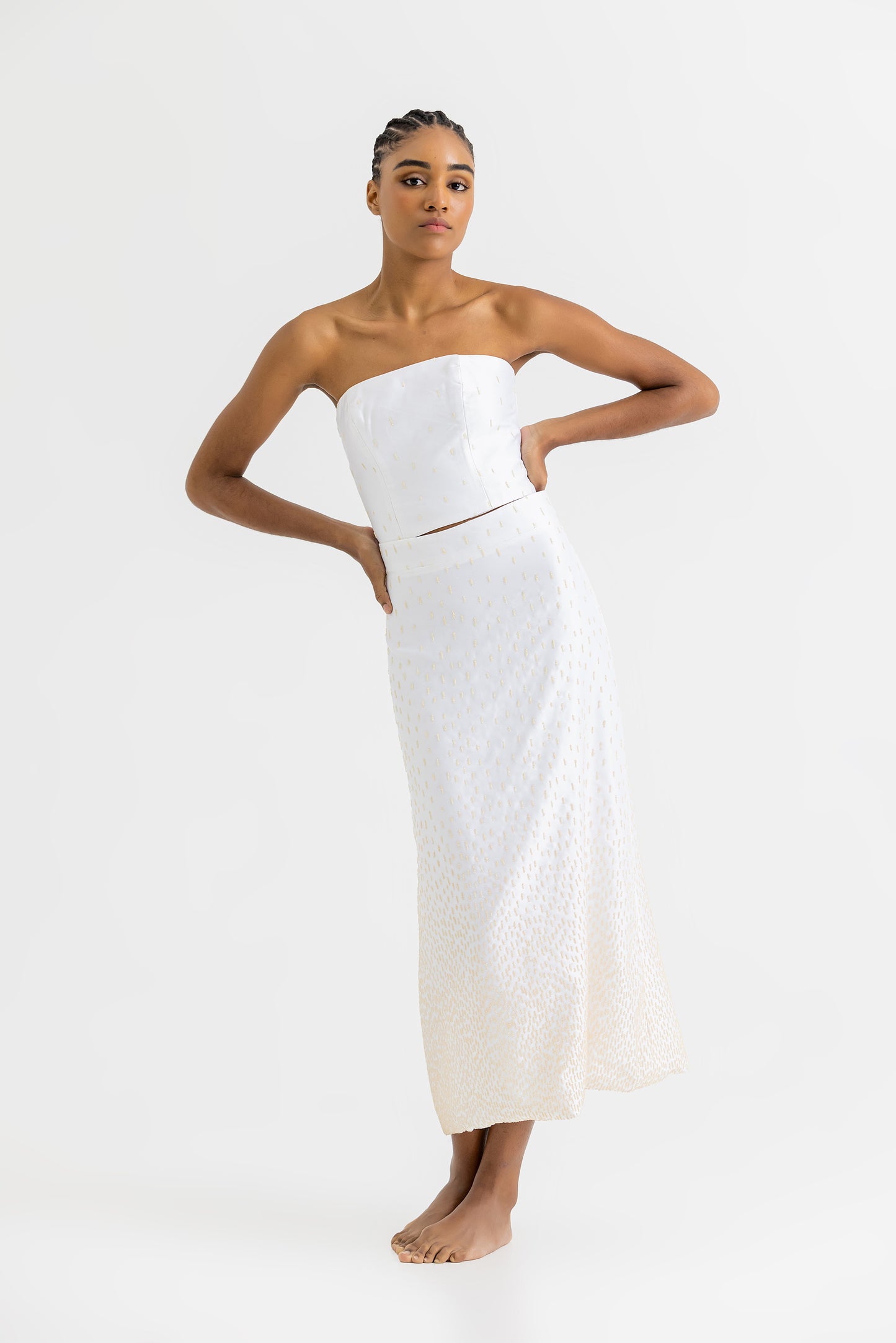 Dunas Skirt White