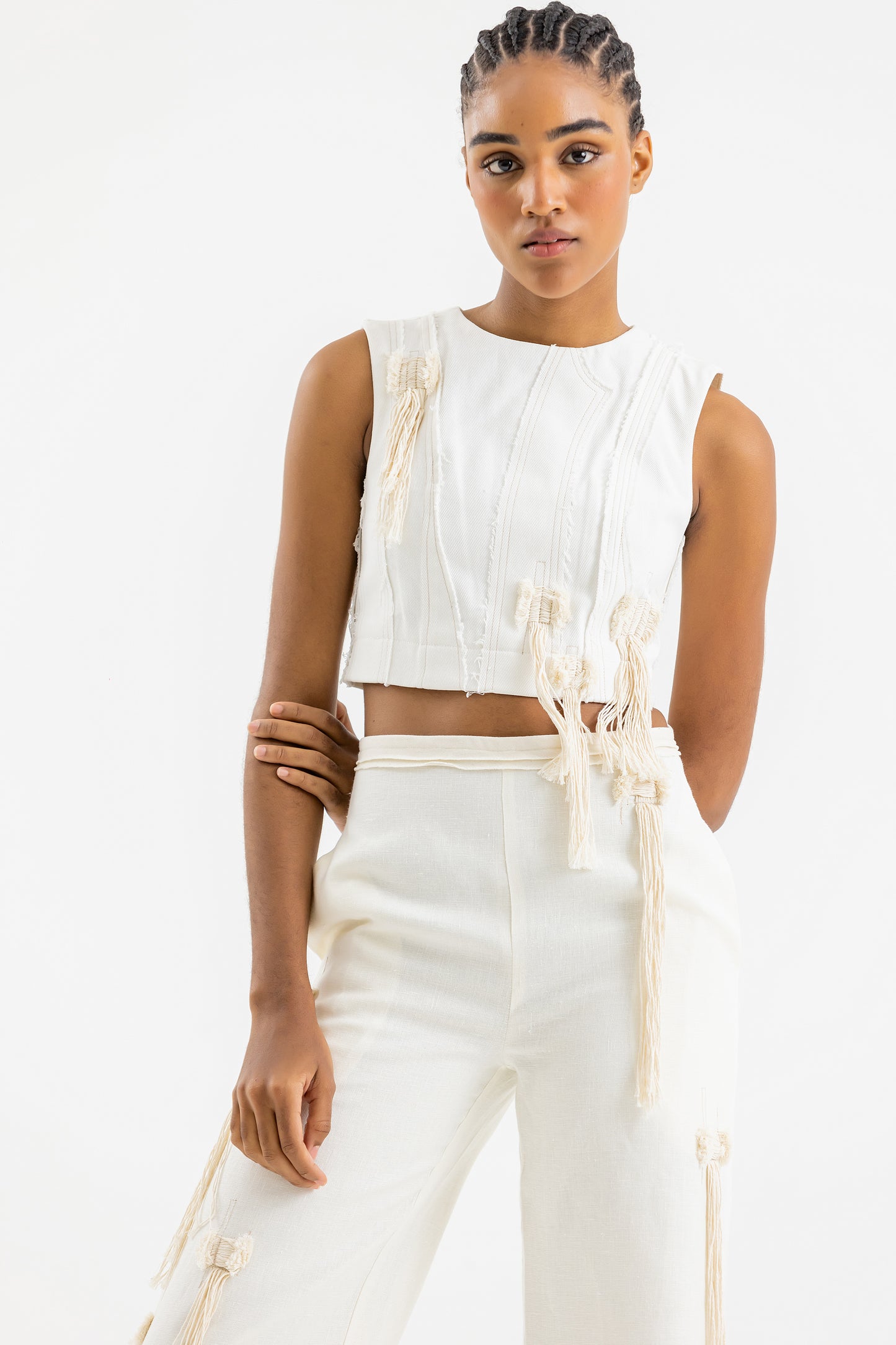Pepin Denim Crop Top