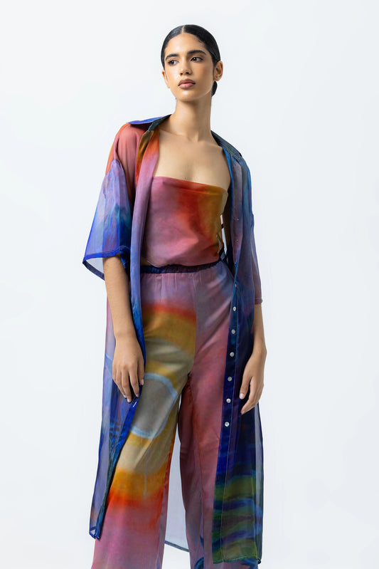 Etérea Shirt Dress W/ Scarf