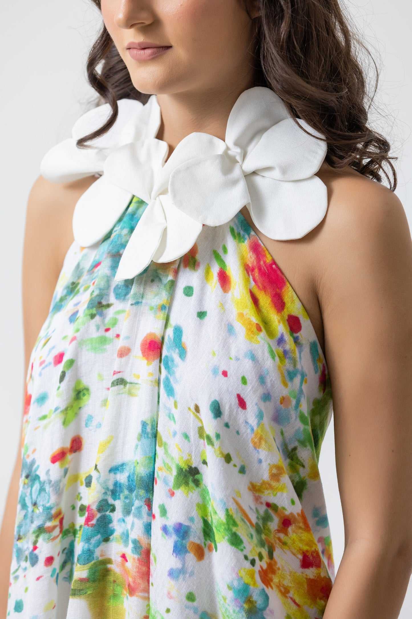 Califé Dress - Lino Multicolor