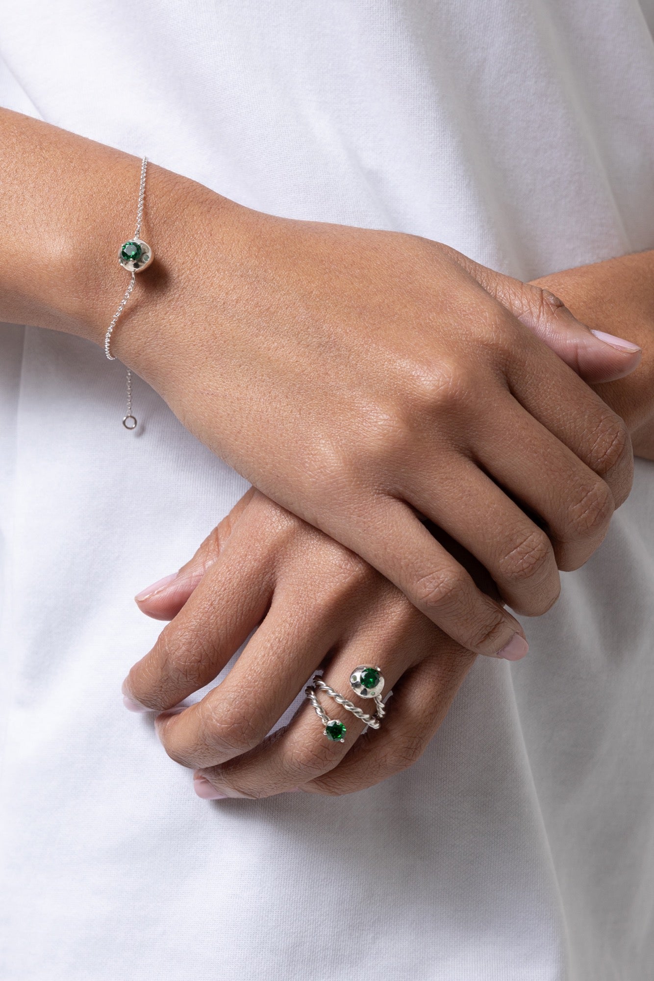 Two-sided Unión Siamo Bracelet