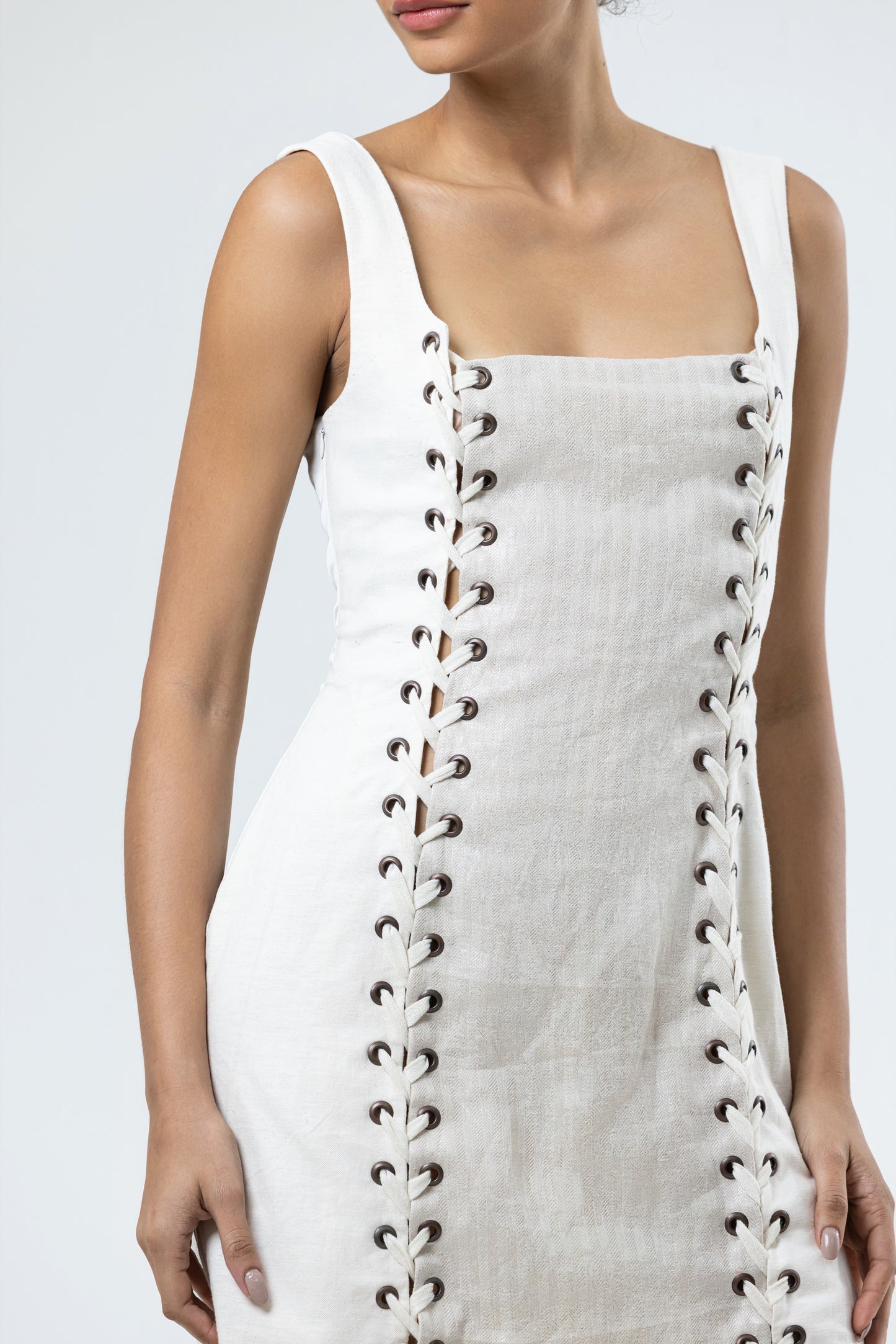Baseball Stitch Princess Line Dress
