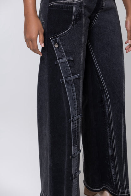 Artisanal Denim Pant in Black