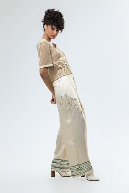 Draped Baseball Gold Top