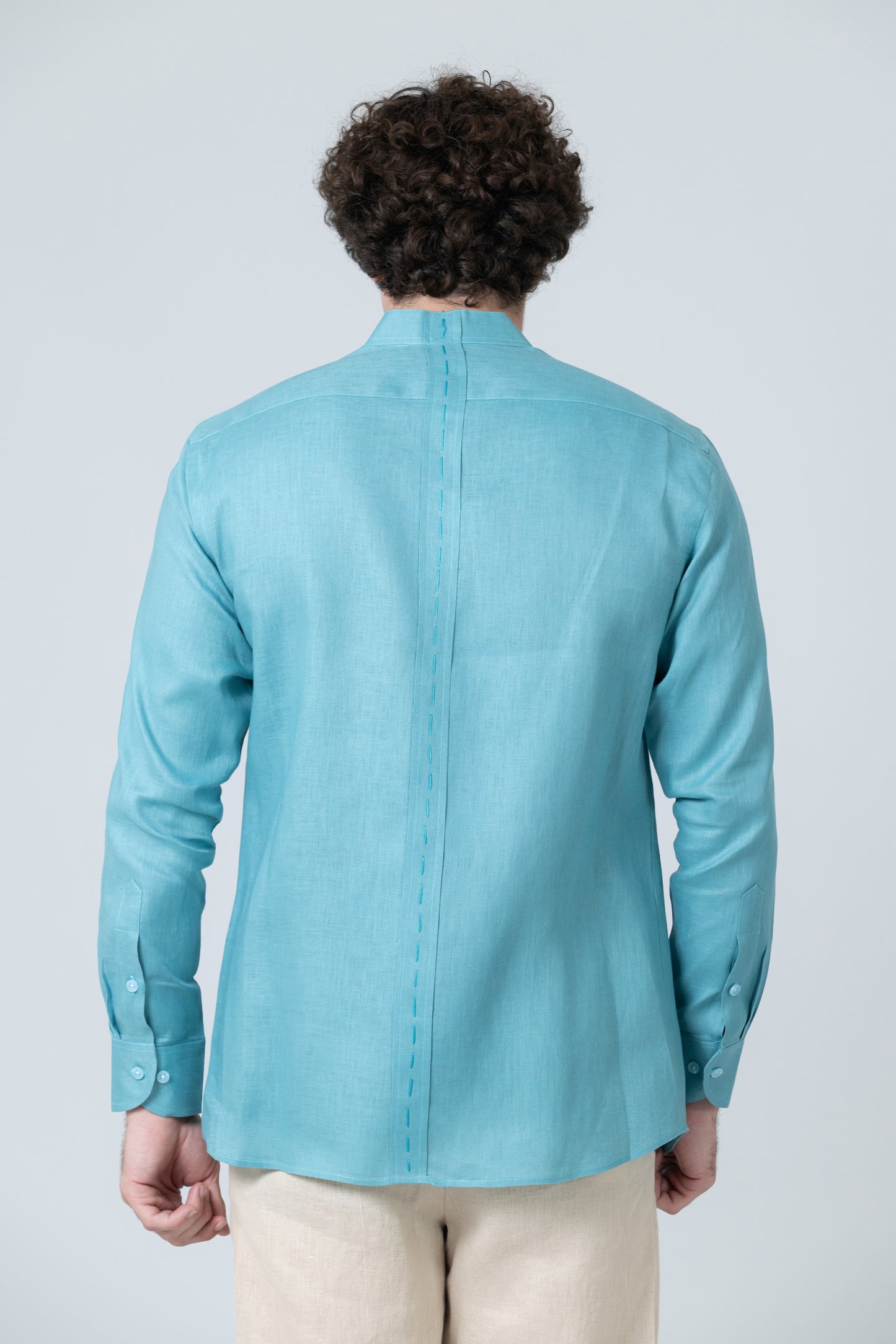 CAMISA CONTINUO TURQUESA