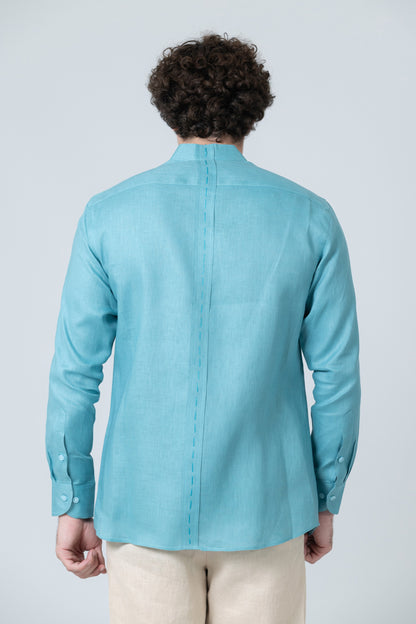 CAMISA CONTINUO TURQUESA