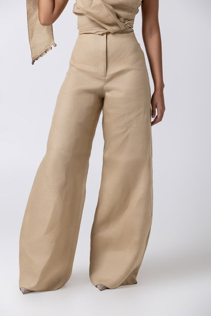 Contanza Pants Khaki Mujer