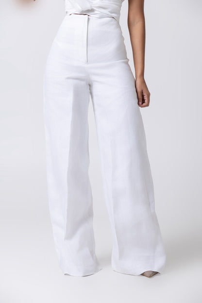 Constanza Pants White Mujer