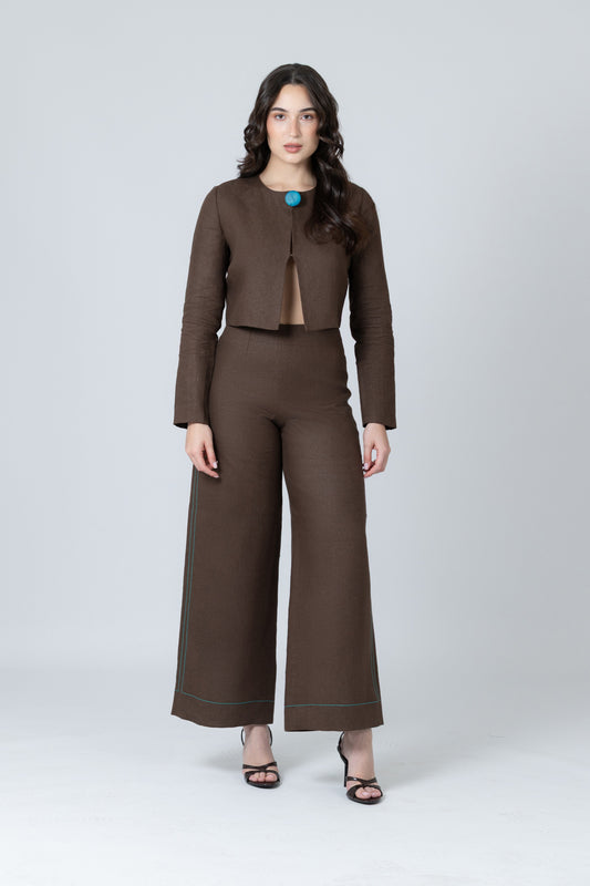 Erosion Wide Leg Pants Pants