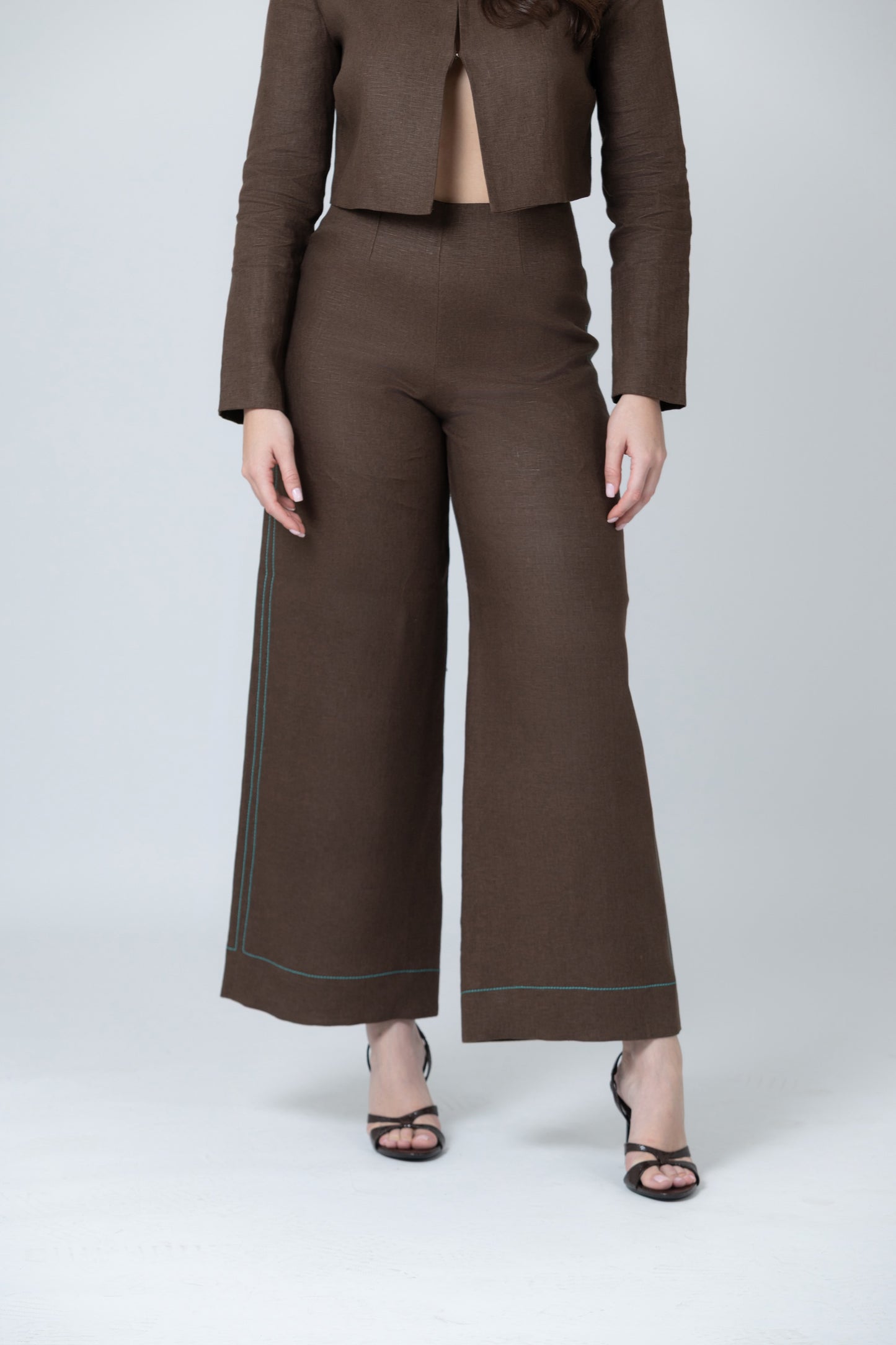 Erosion Wide Leg Pants Pants