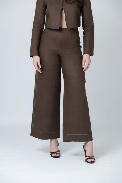 Erosion Wide Leg Pants Pants