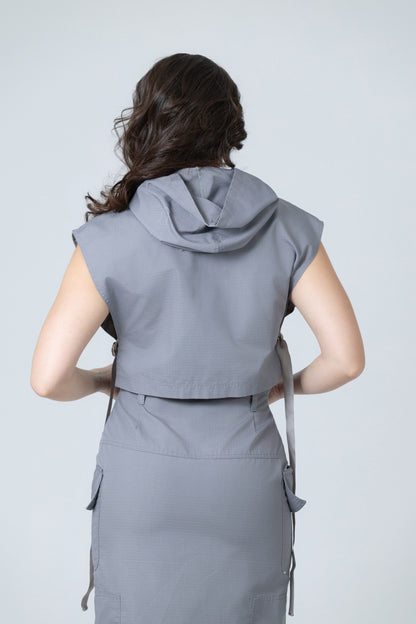 Estela Cropped Hoodie