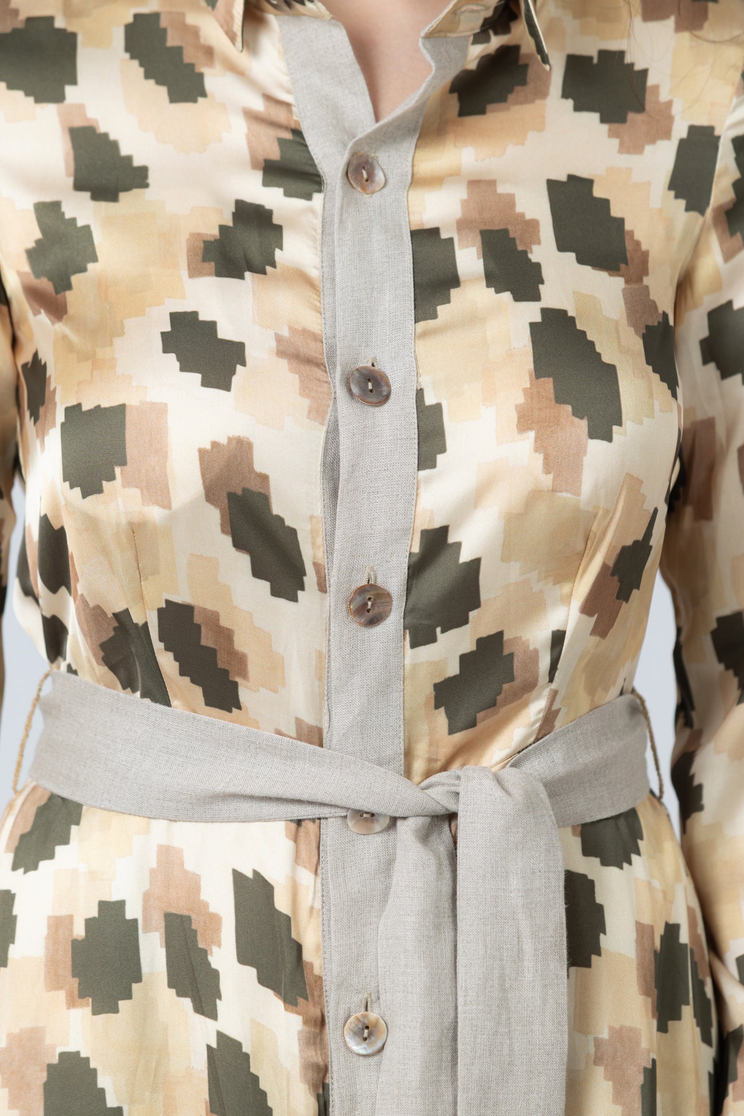 Horizonte Belted Blouse