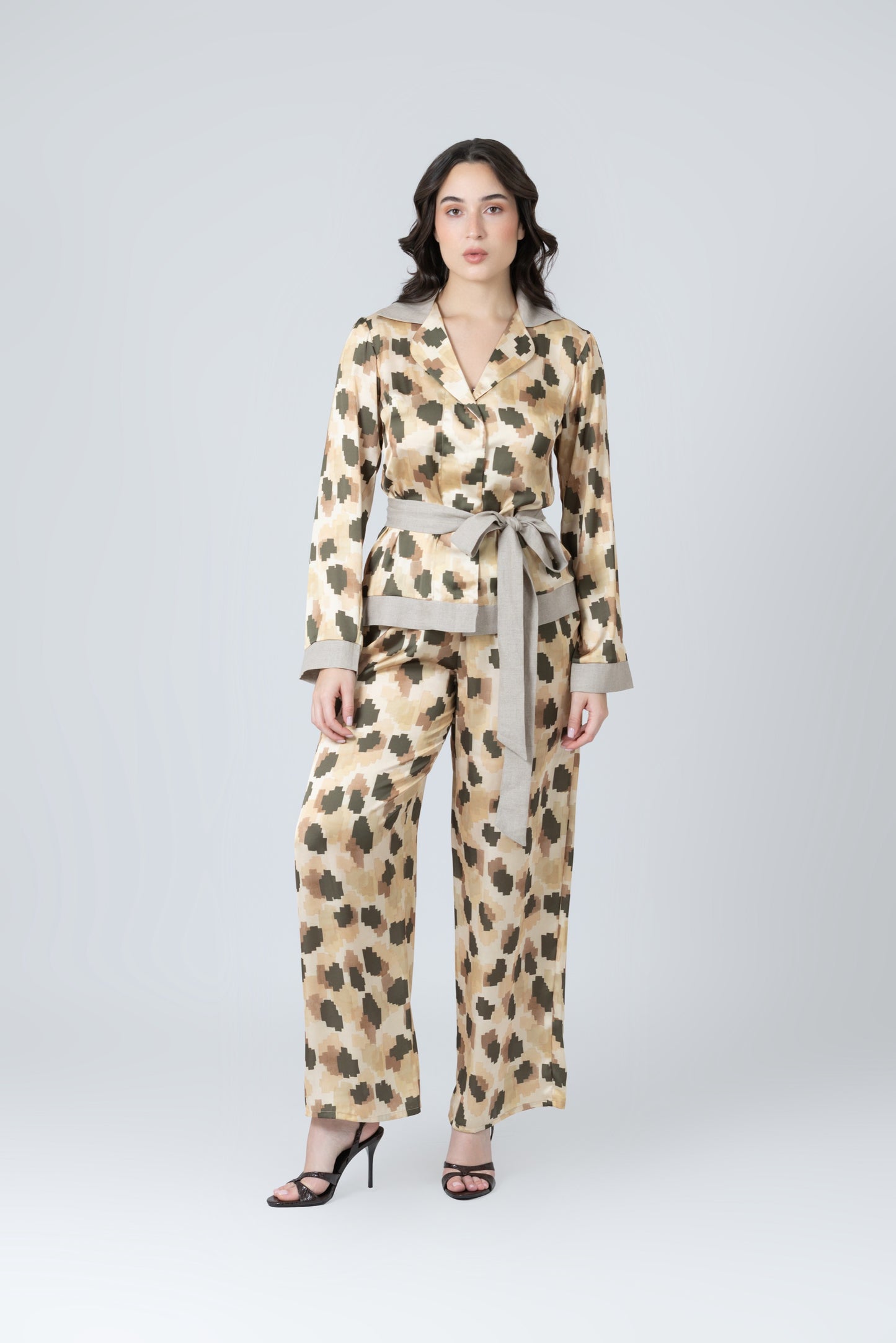 Horizonte Belted Blouse