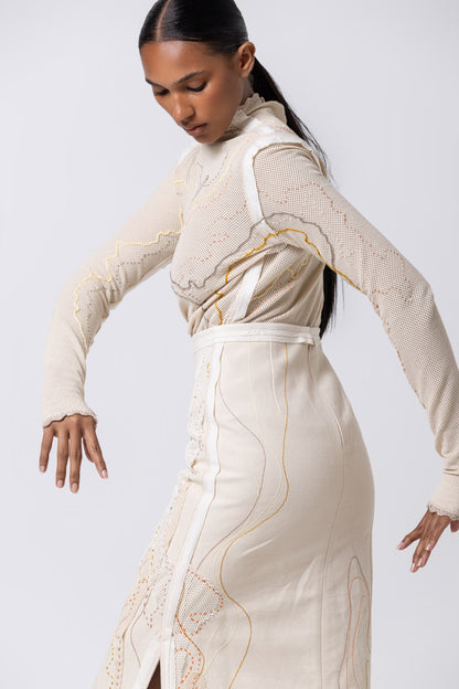 Nita Linen Long Skirt