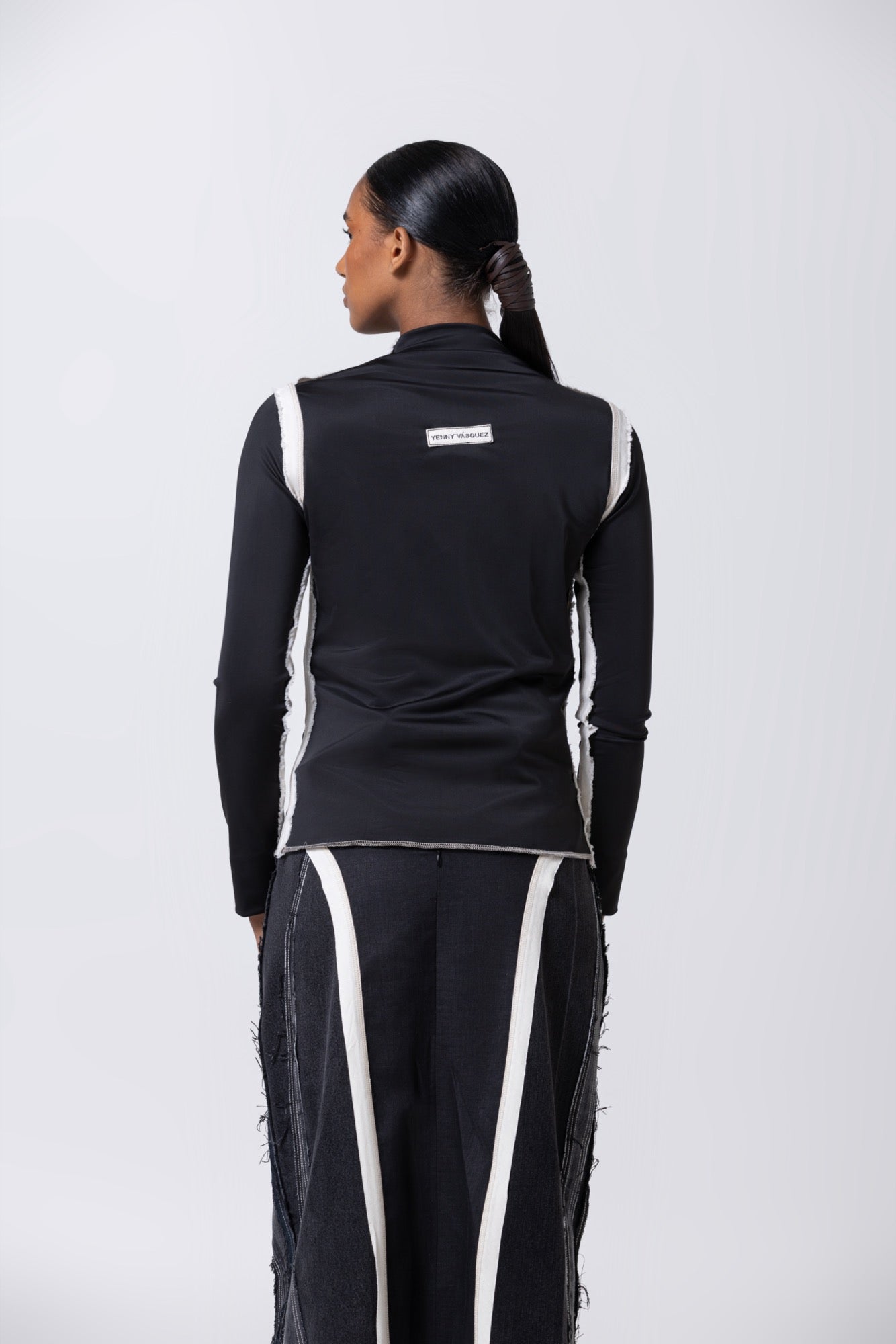 Nita Long Sleeve Turtleneck in Black