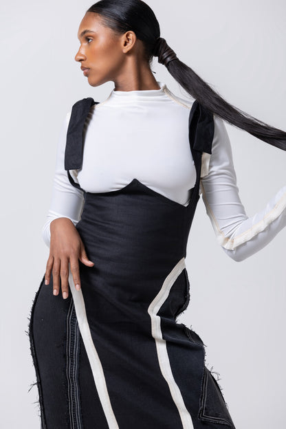 Nita Long Sleeve Turtleneck in Off-White