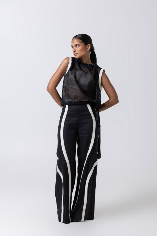 Organdí Ruched Top