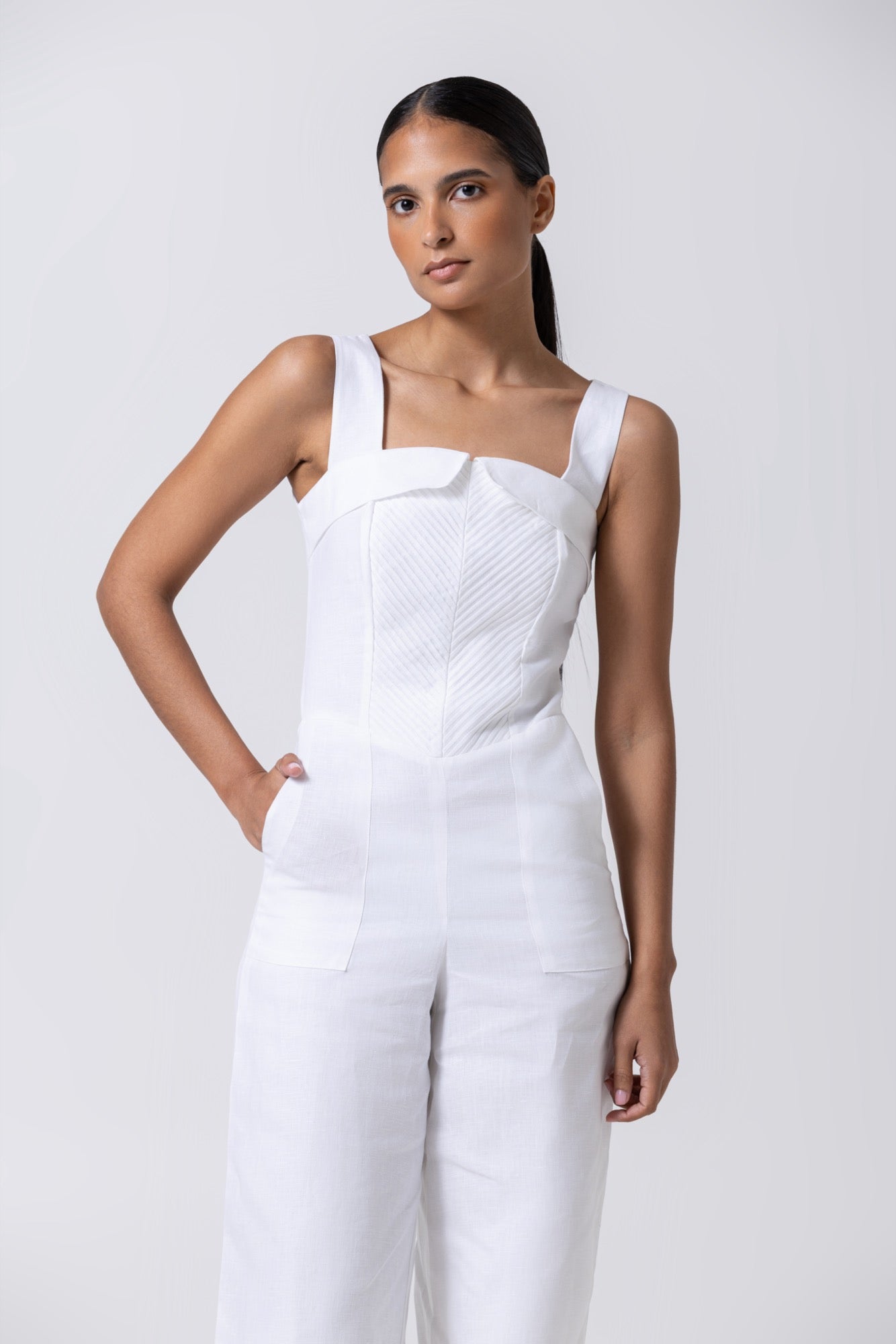 Quisqueya Jumsuit White