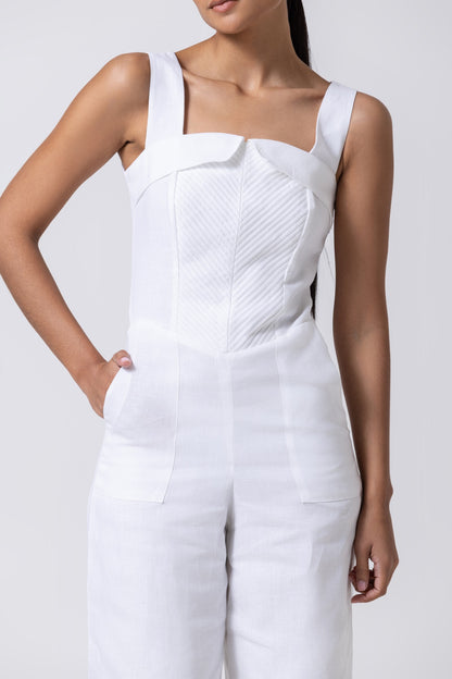 Quisqueya Jumsuit White