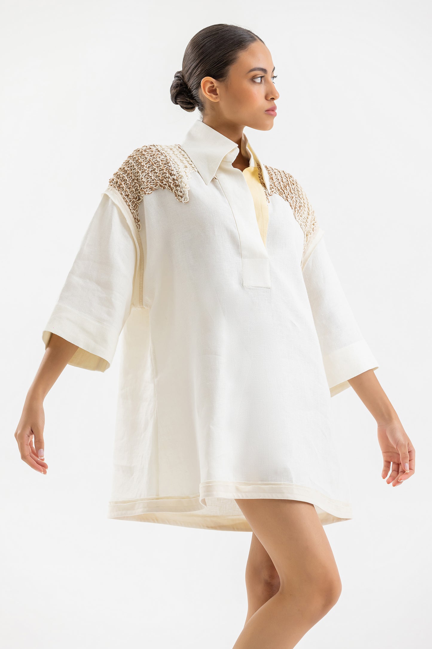 Knitted Shirt Dress