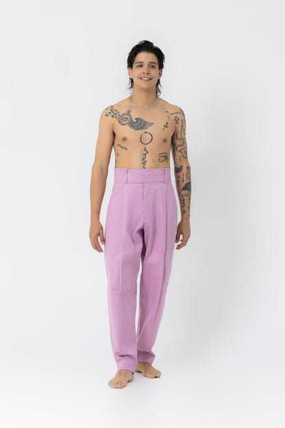 Barrel Pleated Pants