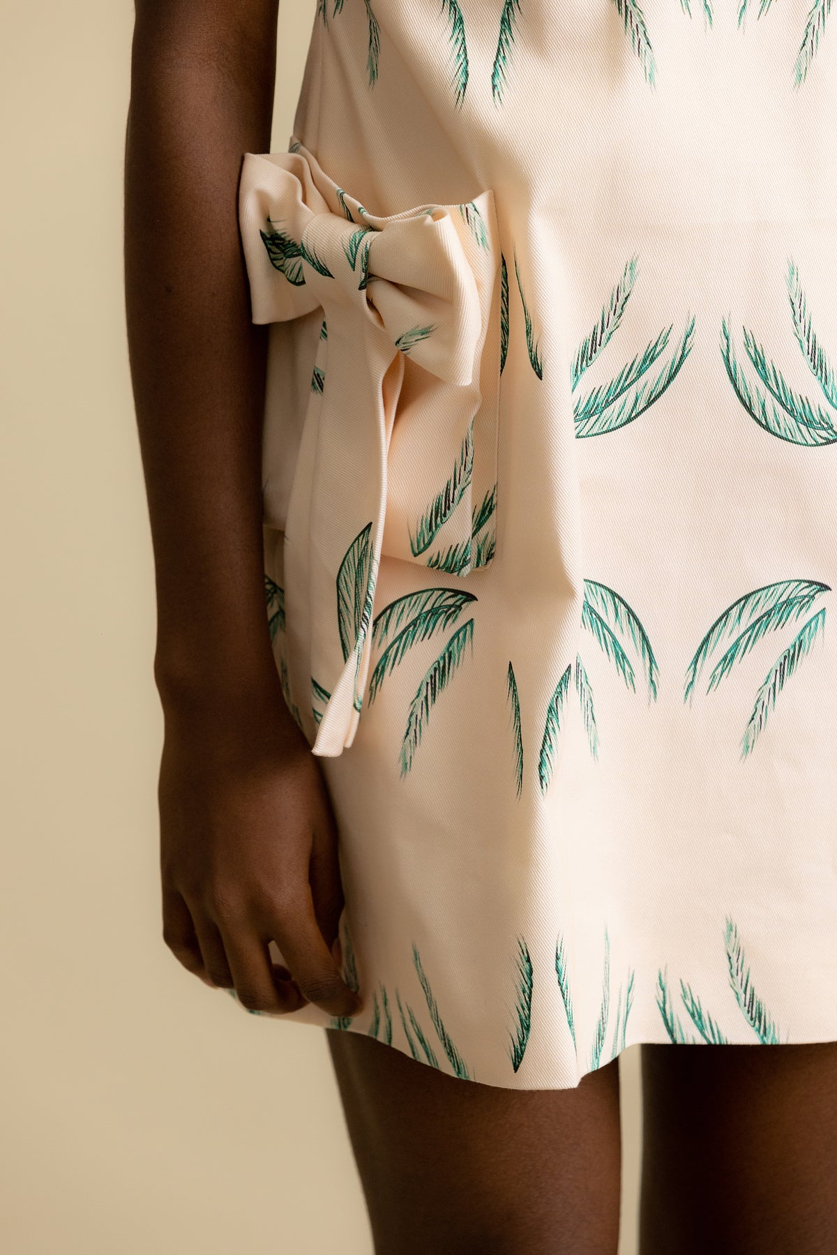 Watercolor Palm Dress
