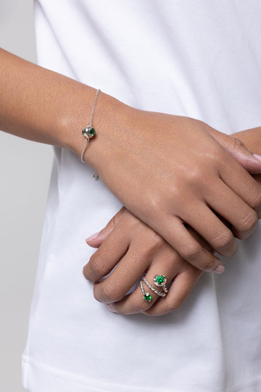 Two-sided Unión Siamo Bracelet