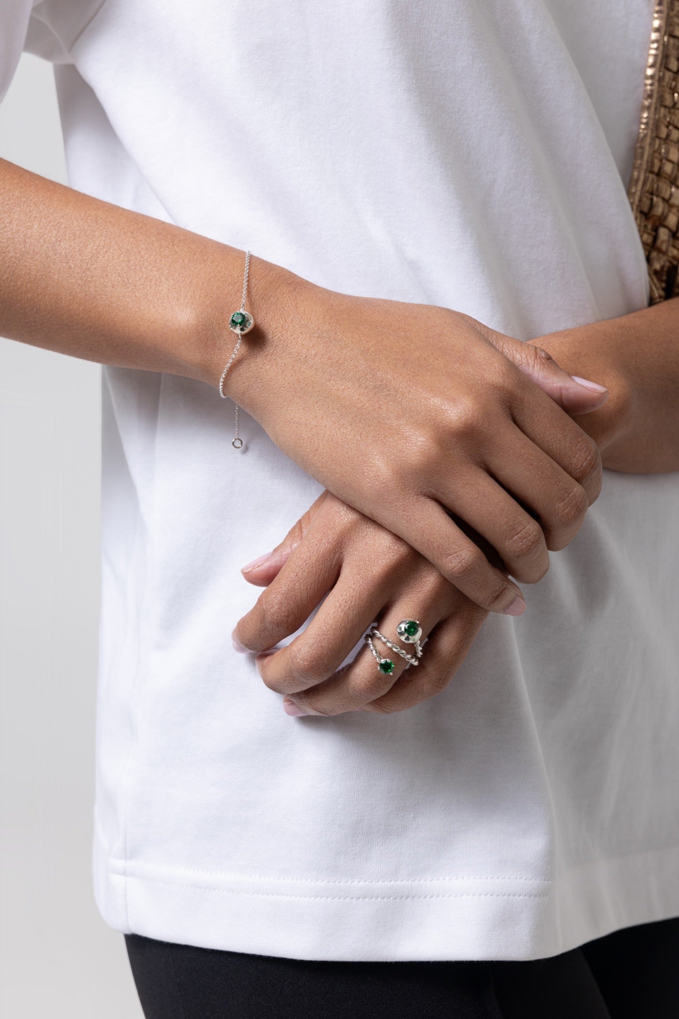 Two-sided Unión Siamo Bracelet