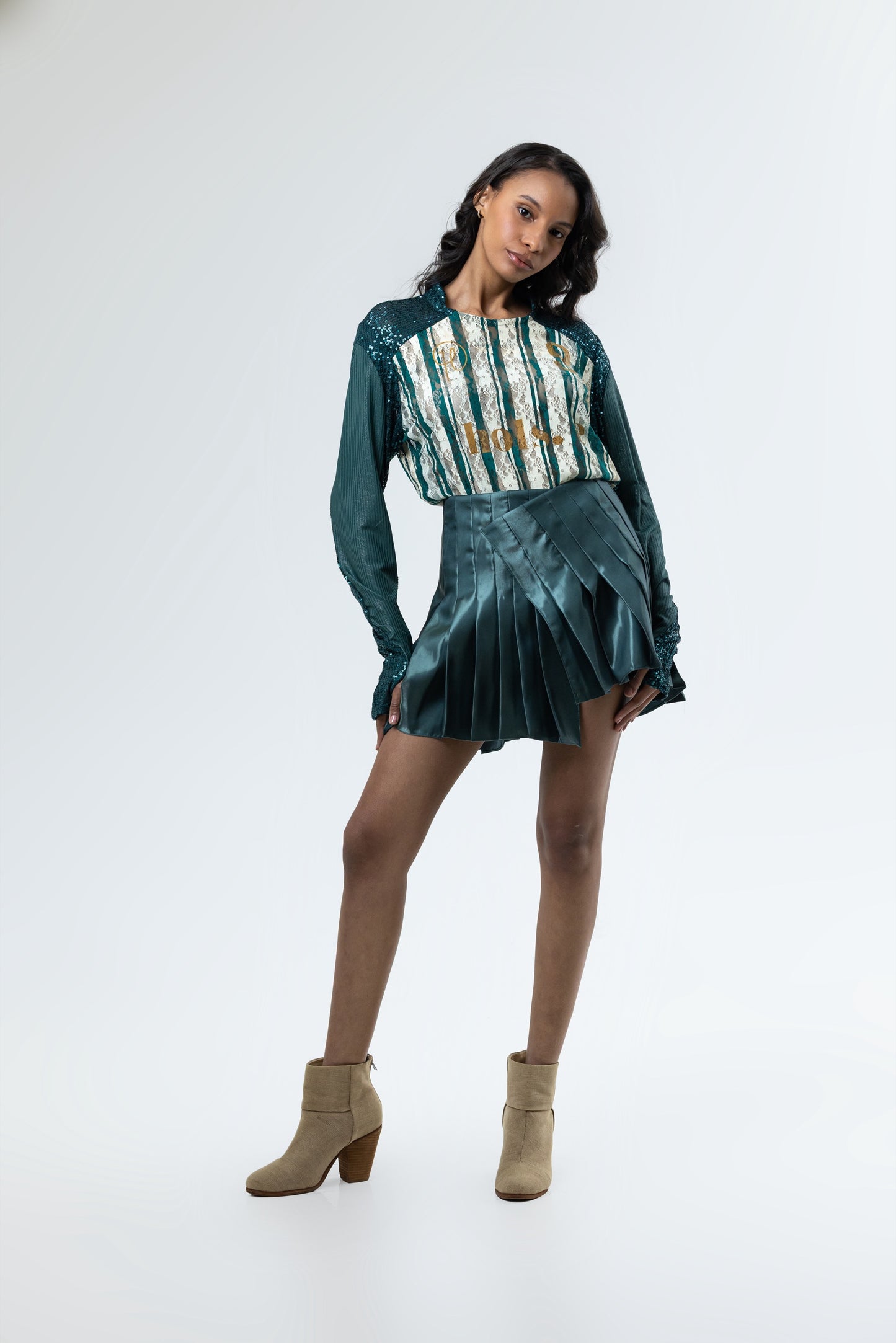 Green Lace Jersey