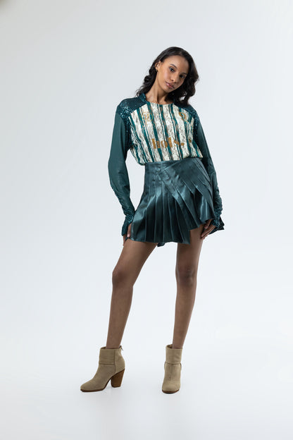 Green Lace Jersey