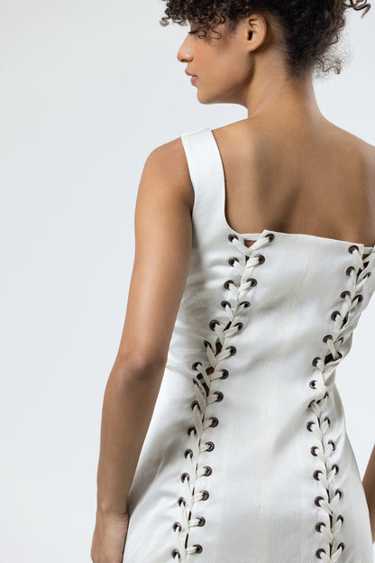 Baseball Stitch Princess Line Dress